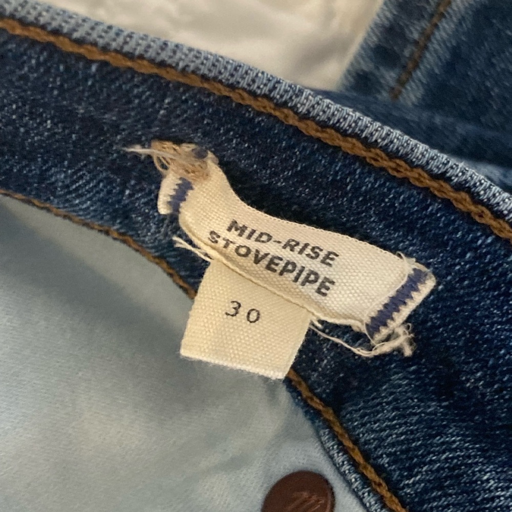 Madewell Stovepipe Jeans-SHIPS FREE. - Picture 3 of 5